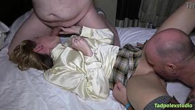 Beautiful wife gets gang banged by a group of eight men