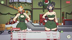 Claus Discovers Secret Surprise in Christmas Factory Making Sextoy