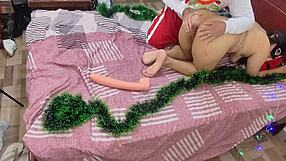 Sucking stepmom's pussy and ass!