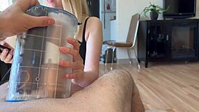 automatic blowjob machine milks cum from you