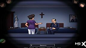 Summertime Saga BDSM Scene With Tied Up Ass