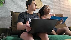 i stopped studying to fuck on the sofa