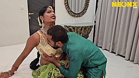 Very Hungry Indian Mature Bhabhi Seduces Boyfriend for Hardcore Sex and Deep Pussy Play
