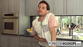 Food Delivery Pickup Leads To Hardcore Step-Siblings Banging