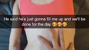 cheating amateur yoga milf fucks fitness instructor on snapchat - cucked and creampied