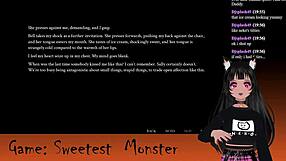 Vtuber Lewdneko continues the Sweetest Monster series in a visual novel format