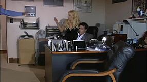 Fucking Blonde Milf Brittney Skye Secretary On Table With Bent Over Pussy And Facial