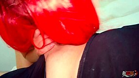 Big boobs brunette milf fucking ass with young cock, is it hardcore?