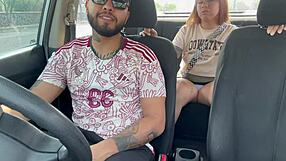 Masturbating Taxi Driver On Street