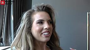 Mean model girl tries porn to transform her life in amwf scene