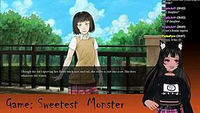 Vtuber Lewdneko continues the Sweetest Monster series in a visual novel format