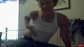 Webcam strip with toys and dildo