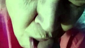 Hot Milf Expertly Sucks On A Big Cock, Licking And Swallowing Every Drop