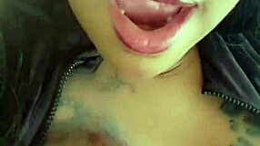 blackvelvet caught playing with pussy ebony plump tattoo