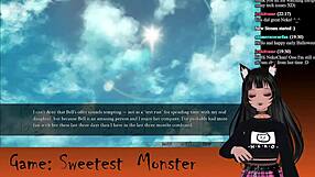 LewdNeko's playing Sweetest Monster part 3, so cute!