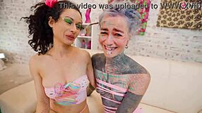 Extreme Anal Play with Dildos and Fisting for Gaping Tattooed Slut!