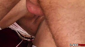 amazing threesome with blonde and brunette big tits group sex