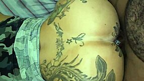 Beautiful brunette gets her ass fucked and moans with pleasure while being filmed