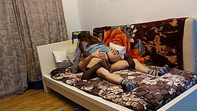 Stepbrother and stepsister’s secret affair with an amateur starlet