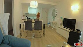 Milf stepmom seduces stepson with her pussy and wet blowjob in rough homemade taboo scene