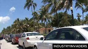 Roxy Love Sucks Monster Cock Bent Over In Limo