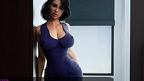 Horny Stepmom Jerks Stepson Off!