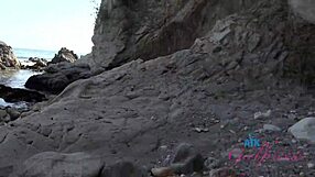 Brianna Arson Gets Head On Beach Pov