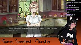 LewdNeko's playing Sweetest Monster part 3, so cute!