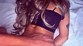 fat teen 18+ in lingerie gives shaved pussy to black guy without condom