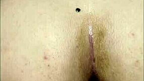 Latina Plays with Anal Toy at Gym for First Time