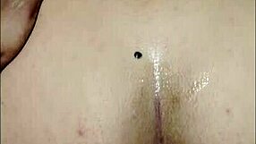 Latina Plays with Anal Toy at Gym for First Time