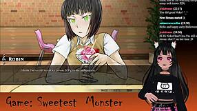 Vtuber Lewdneko continues the Sweetest Monster series in a visual novel format