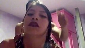 latina brunette young tits panties thong without removing skirt