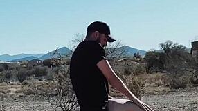 Blonde Wife Gets Rough Facial in Public Car Sex