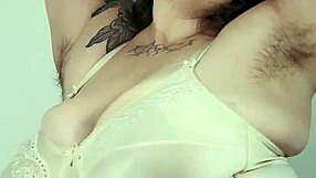 Playing with Saggy Tits While Sexy Sax Music Sets the Naughty Mood.