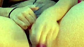 Girl licks pussy and masturbates until squirting orgasm