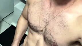 Young Muscular Guy Jerks Off In Casting Interview