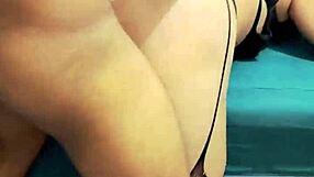 My Curvy Wife Slave Squirts Cum In Lingerie Close Up