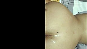 Latina Plays with Anal Toy at Gym for First Time