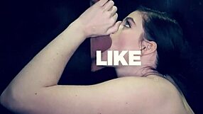 Asian beauty gets face fucked and cums in gloryhole group