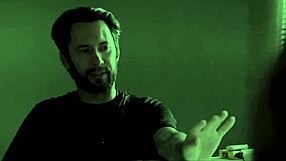 Hot chicks dare to cross borders with a guard and her boyfriend in taboo double penetration.