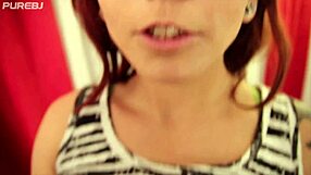 Brunette Lily Sucks Like A Girlfriend In Pov Blowjob