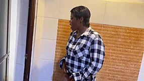 Step Sister Got Caught Peeping Step Brother In Bathroom