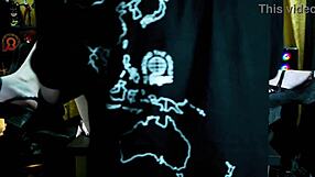 Victoria camargo on all fours at podcast with hairy pussy