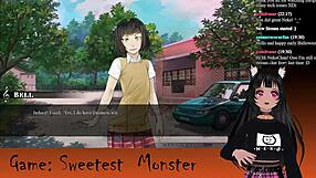 LewdNeko's playing Sweetest Monster part 3, so cute!