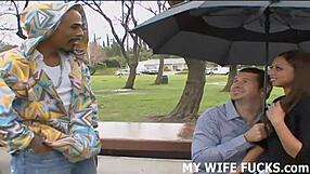 Wife Craves Stranger's Monster Cock In Her Tight Pussy