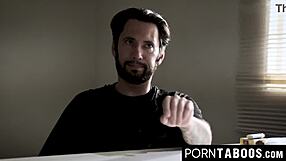 Hot chicks dare to cross borders with a guard and her boyfriend in taboo double penetration.