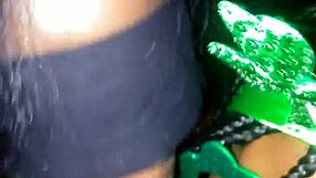 Sloppy blowjob on St. Patrick's