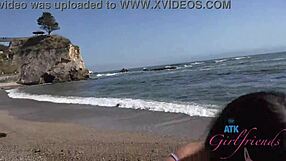 Brianna Arson Gets Head On Beach Pov