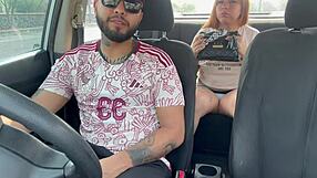 Masturbating Taxi Driver On Street